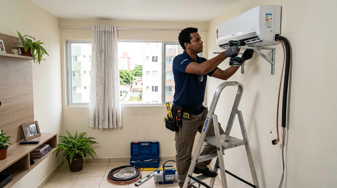 Instalação de ar-condicionado split em Manaus‑AM